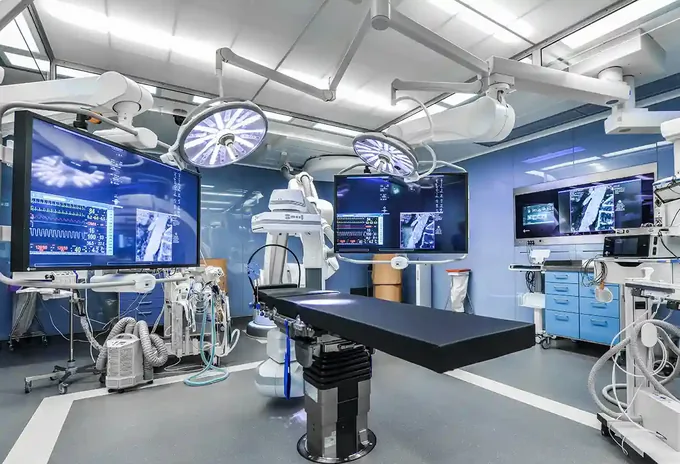 Medical imaging displays in an operating environment