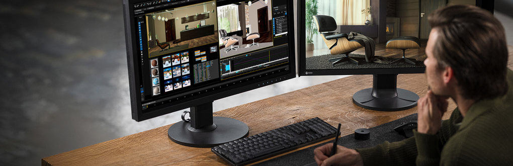 EIZO display in a professional visual effects workflow