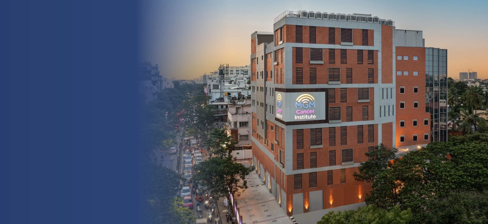 MGM Cancer Institute building on Nelson Manickam Road, Chennai